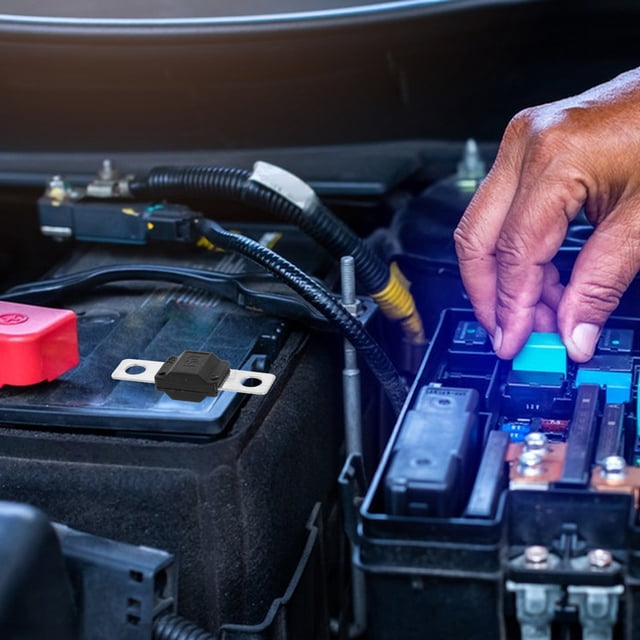 FOMIYES 3Ud Kit De Fusibles Automotrices Negros Para Instalación En Cajas De Fusibles