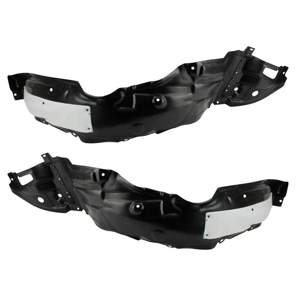 TRQ Front Inner Fender Liner Set Fits Select 2014-2016 Toyota Corolla TO1248178 TO1249178