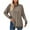 Coffee, variant on Erwazi Women's Long Sleeve Tops Casual Loose Pullover Round Neck Shirts Womens Tunic Top