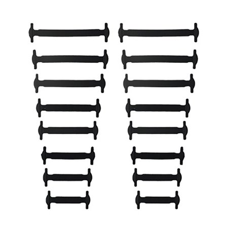

Jygee 16pcs/Pair Lazy Elastic No Tie Shoelaces ilicone Shoelace