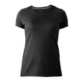 thumbnail image 1 of Playera Fruit Of The Loom para Mujer, Cuello Redondo Manga Corta Negro Talla  EG, 1 of 4