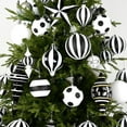 thumbnail image 5 of 8-30cm 1-6pcs Christmas Tree Decoration White Black Balls Christmas Home Holiday Party Ornaments Hanging Ball 2025 New Year Gift, 5 of 5