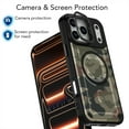 thumbnail image 3 of For iPhone 12 Pro / 12 6.1" Phone Case,With Contractile Lens Ring Kickstand,Compatible with Mag-Safe,Heavy Duty Shockproof Anti-fall Drop Protection,Camouflage Pattern Back,Durable Phone Case,G, 3 of 5