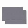 thumbnail image 4 of 1 Pcs Silicone Placemats, Food-Grade Non-Slip Waterproof, Dining, Stain Resistant, Countertop Protector, Kitchen Counter Mat, Heat Resistant, Baking mat Dishwasher Safe,15.7x11.8in(Dark Gray), 4 of 5