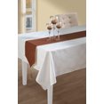 thumbnail image 4 of In-Sattva Home 100% Cotton Solid Table Runner and Dresser Scarves with Fringe for Family, Get-Togethers and Everyday Use; Brown; 13 X 72, 4 of 4