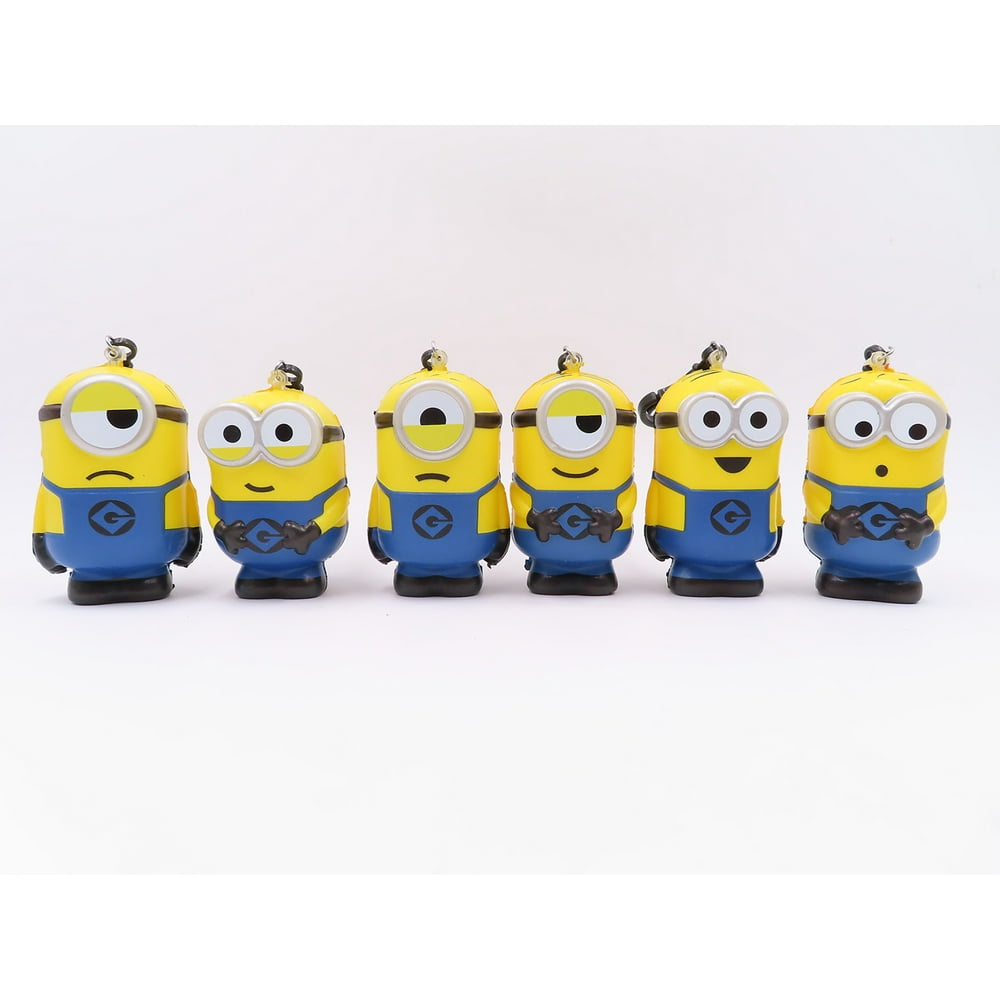 Universal Studios Minions Mini Squishy Toy 6 Pack