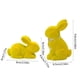thumbnail image 3 of Uuiauoio 2 Pcs Bunny Easter Decorations Bunnies Figurines for Easter Centerpieces Spring Courtyard Lawn Garden Tabletop Sculpture Nursery Decor for Gift Party Decoration, 3 of 6