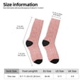 thumbnail image 2 of Cauagu Rose Gold Pink Glitter Print Crew Socks for Women and Men,Adult Athletic Running Socks 1-Pair Sports Socks Work Gear Socks with Moisture Wicking, 2 of 6