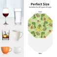 thumbnail image 5 of Leather Coasters with Heat-resistant for Drinks, Cute Dinosaurs Cartoon -标题2 Octagon, 5 of 5