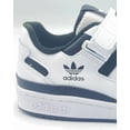 thumbnail image 4 of Adi-das Forum Low Boys Shoes Trainers Uk Size 4 - 6 White / White / Black FY7757, 4 of 6