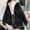 Black, variant on Lilgiuy Fashion Women Casual Cowboy Pockets Long Sleeve Thickened Tops Jacket Coat for Dating Shopping