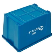 Global Industrial Recycling Bin, Blue, Plastic, 18 Gallon