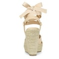 thumbnail image 2 of BLISSFUL STEP Women's Crisscross Espadrille Platform Lace Up Wedge Sandals, 2 of 8