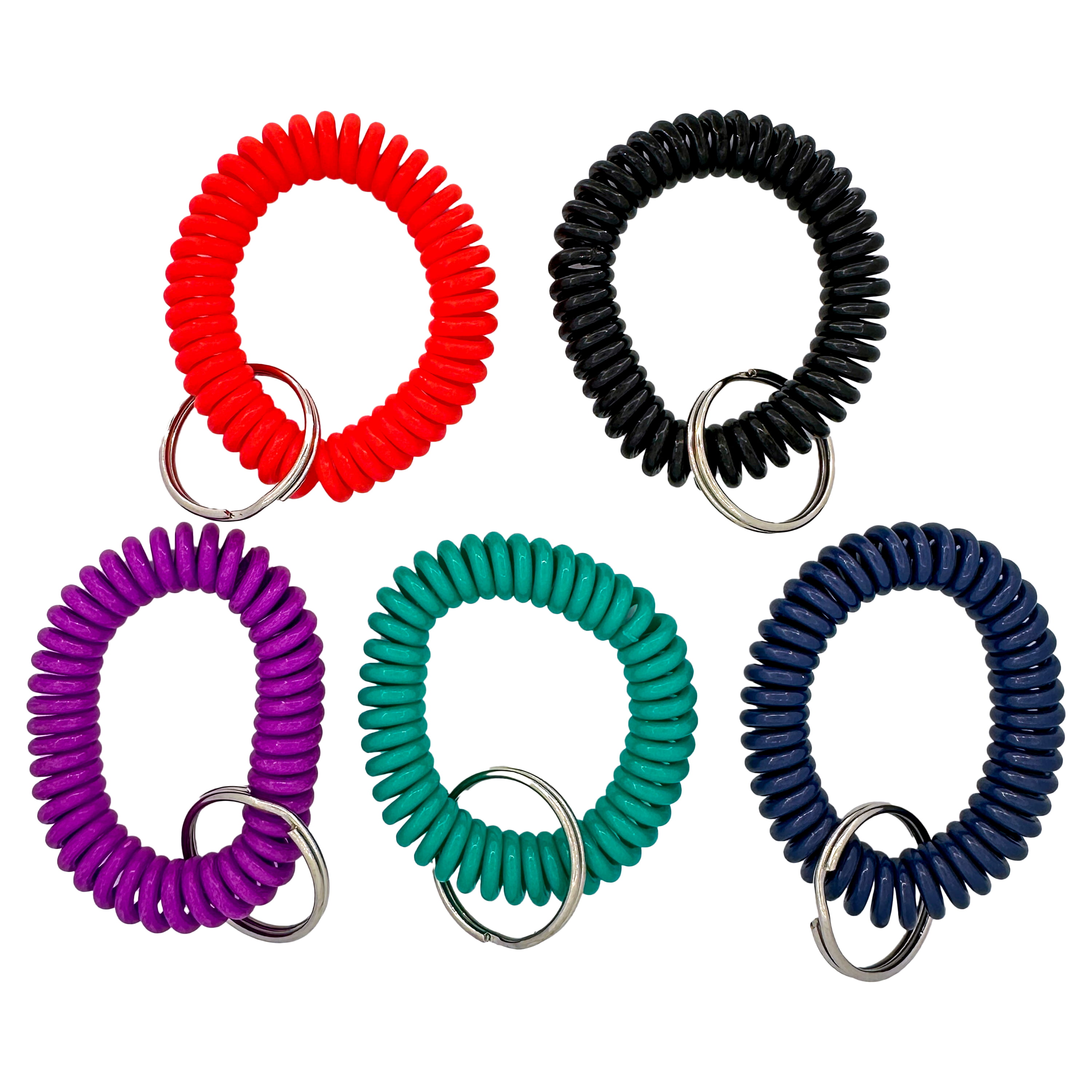 HY-KO Clip-On Coiled Key Ring Assortment KC156 - The Home Depot
