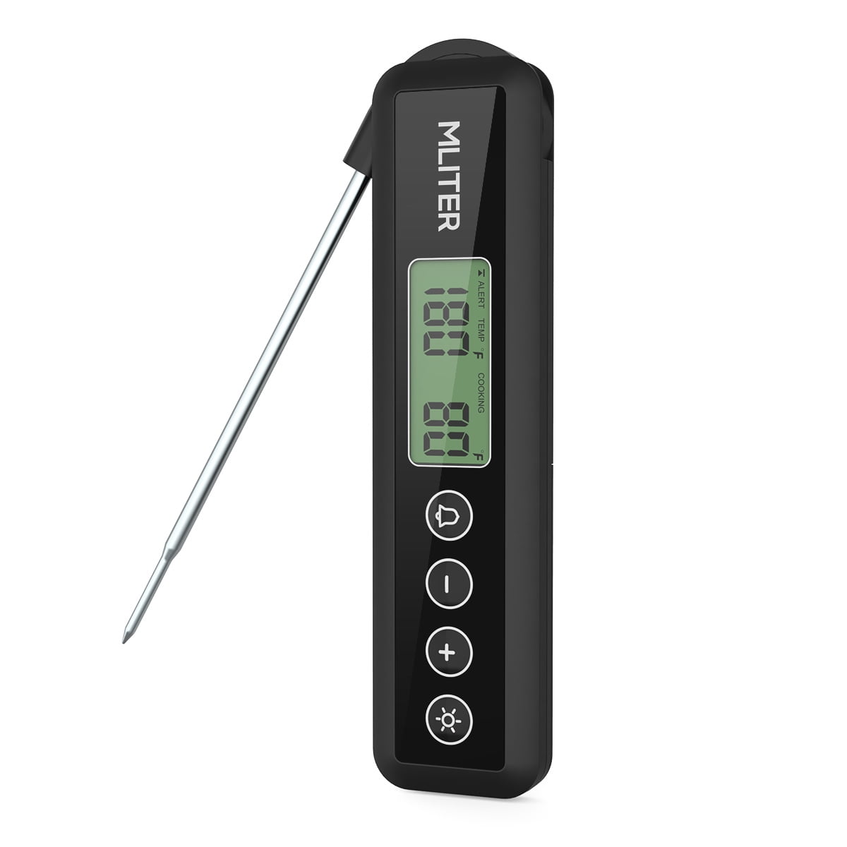 Instant Digital Meat Thermometer With Target Setting Alert and