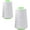 White - 2 pcs, variant on White Multi-Purpose Sewing Thread Cones (700 Yards Each) High Strength Polyester Spools for Sewing, Quilting, Overlock, Overlock, Beading and Hand Embroidery 1/2 Pack (White - 1pcs)
