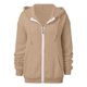 thumbnail image 4 of Gibobby Sudadera de Manga Larga Womens Daily Long Casual Down For Womens Pocket Sudaderas con capucha Pullover Manga Botón V Sudaderas con cordón Cuello Sudaderas de mujer moda （Caqui， S), 4 of 5