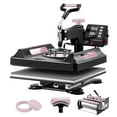 thumbnail image 1 of KFFKFF Thermal Imprint Device, Dimensions 15 x 15 inch, Quintuple Functionality Heat Transference Apparatus with 30 oz Cup Press, 360° Rotating Digital Shirt Imprinting Machine, Teflon Layer, 1 of 9