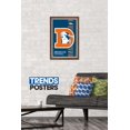 thumbnail image 2 of NFL Denver Broncos - Retro Logo 14 Wall Poster, 14.725" x 22.375", Framed, 2 of 5