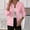 Pink full zip knit jacket women a1, variant on thefmos Women's Zip Up Long Sleeve Knit Jacket Solid Color Casual Slim Fit Outerwear Fashion Fall Winter Clothes, Purple M