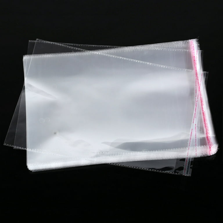 100X STRONG Thick Grip Resealable Zip Lock Bags Self Seal Clear Plastic  Poly Bag