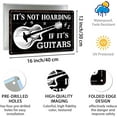 thumbnail image 2 of It's Not Hoarding If It's Guitars Metal Tin Sign Retro Vintage Wall Art Home Bedroom Wall Decor Guitarist Music Lover Poster 8x12 Inch, 2 of 10
