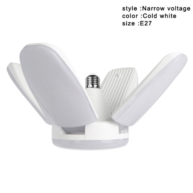 Lumières de Garage Déformables Universelles LED E27 60W Plafond Lampe d'Atelier Réglable