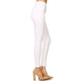 thumbnail image 2 of Women's High Waisted Jeggings Pull On Stretch Skinny Pants Size S - 3XL 29" Inseam White M, 2 of 4