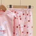 thumbnail image 5 of Toddler Baby Boy Clothes Cartoon Face Print Colour Blocking Sweatshirt + Sweatpants Outfits Set(Pink,12-18 Months), 5 of 5