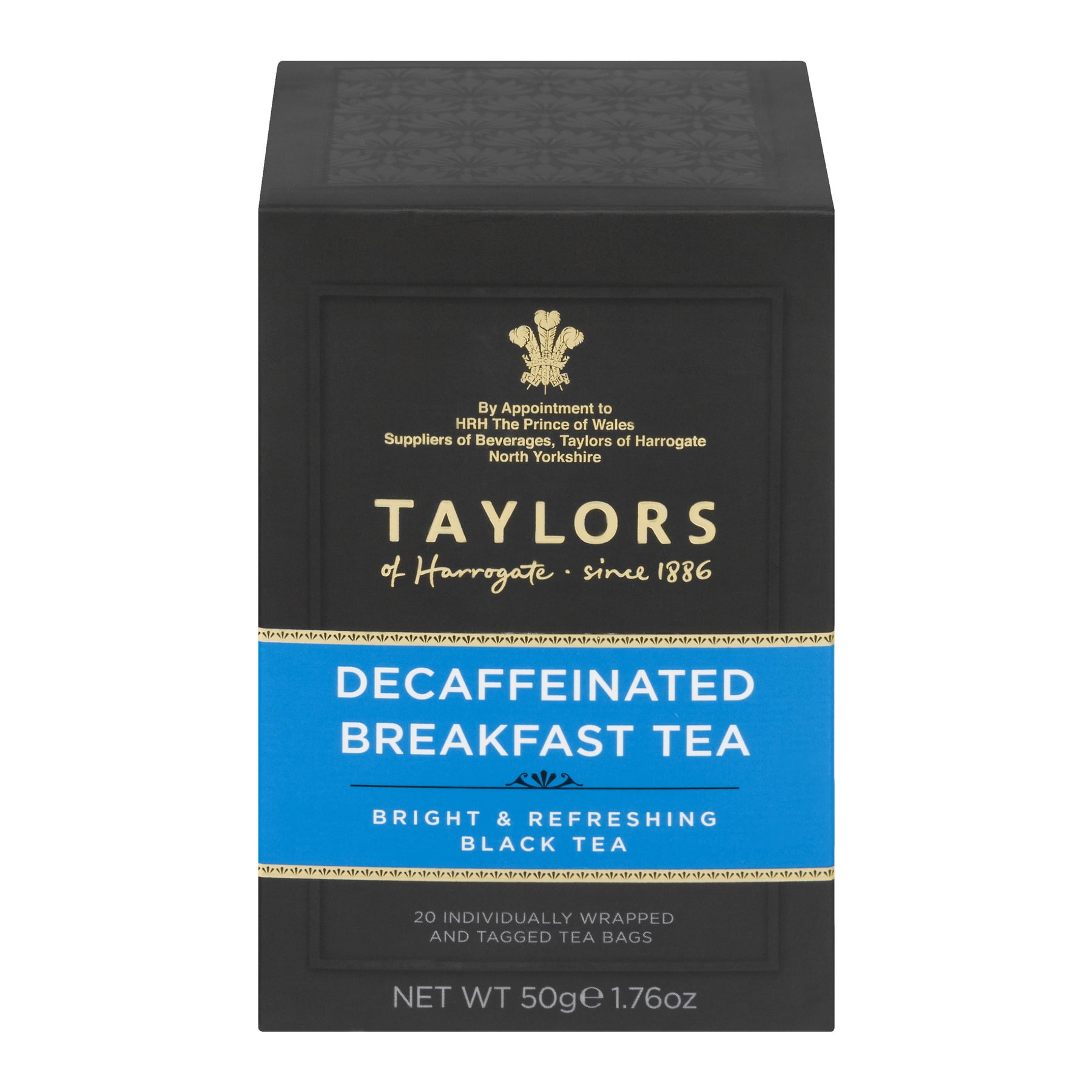 Taylors of Harrogate Decaffeinated Breakfast, 20 Teabags - Walmart.com