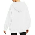 thumbnail image 6 of BLCHUNen Womens Sweatshirts Casual Hooded Pullover Zipper Long Sleeve Tops with Pockets Workout Gym Sports Fall Tops, 6 of 6