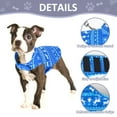 thumbnail image 3 of Suéter clásico navideño navideño para perros, ropa para mascotas pequeñas y medianas para clima frío, chaleco para perros, disfraz de abrigo de invierno para perros, XS-XL, BlueXS, 3 of 6