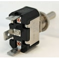 thumbnail image 2 of Blue Sea Interrupteur Multi-Usage 4153-BSS Toggle Switch; Action Mom On-Off-On; Simple Poteau Double Lancer; Non-Éclairé; Laiton Nickelé, 2 of 4