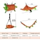 thumbnail image 2 of Cama colgante y túnel para petauros del azúcar, ardillas y hámsteres: nidos de jaula acogedores con columpio, juego de 5 hamacas de bosque, 2 of 8