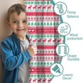 thumbnail image 3 of Blackout Kids Curtains,Red and Green Christmas Pattern Childrens Insulated Curtains Set Of 2,Bedroom Essentials,Toddler Room Decor 52"x84", 3 of 5