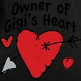 thumbnail image 3 of CafePress - OWNER OF GIGI's HEART Women's Long Sleeve Dark T S - Women's Long Sleeve Graphic Tee Casual Fit, 3 of 4