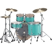 Yamaha Stage Custom Birch 5-Piece Drum Set, 22 Bass Drum, Matte Surf Green, Birch Shells