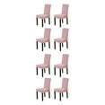 thumbnail image 2 of Wweixi 4pack/lot Stylish Chair Covers For Dining - Transform Dining Room With Ease Durable Cover For Dining roses 2Set, 2 of 6