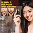 thumbnail image 3 of Kit de suero para el crecimiento del cabello con minoxidil al 5 %, solución anticaída de cabello con biotina, tratamiento tópico para el crecimiento del cabello con rodillo para un cabello más grueso, 3 of 5