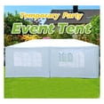 thumbnail image 6 of 10x20' Wedding Party Canopy Tent Outdoor Gazebo with 6 Removable Sidewalls White, 6 of 9