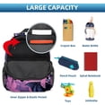 thumbnail image 5 of Bats Traveling Backpack School Bags Cute College Backpack Baby Bag Lightweight Large Capacity Printed Design Adjustable Shoulder Strap Suitable, 5 of 6