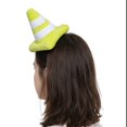 thumbnail image 4 of Hfppkn Plush Traffic Cone Headband Novelty Roadblock Hair Hoop 20cm Yellow, 4 of 7