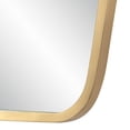 thumbnail image 4 of Renwil Mocha 40" Tall Rectangular Mirror, Satin Brass, 4 of 5