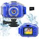 thumbnail image 1 of Cámara impermeable para niños Agoigo HD 5 MP 1080P 32 GB con funda azul oscuro, 1 of 6