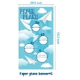 thumbnail image 4 of Cartel de juego TICIAGA Paper Plane Toss para que los niños se diviertan al aire libre, 4 of 7
