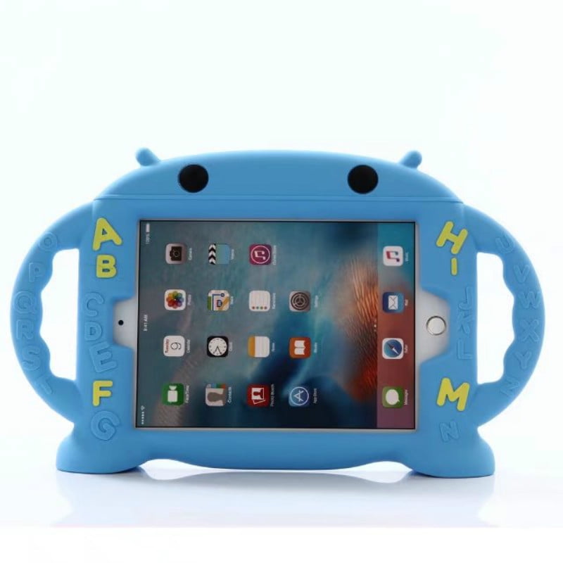 Verandert in middag buffet For iPad mini/ mini 2/ mini 3 / mini 4 7.9inch Tablet Shockproof Case,  Dteck Kids Safe Rubber Handle Cover, Blue - Walmart.com