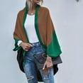 thumbnail image 2 of Vedolay Women's Cardigans Oversized Fall Dressy Winter Dress Coat Casual Light Jackets Army Green,XL, 2 of 5