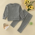 thumbnail image 4 of TAIAOJING Outfit Clothes Set Toddler Winter Long Sleeved Letter Love Tops Pants Trousers Boys 2pcs Suit Outfits Outwear 12-18 Months, 4 of 4
