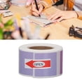 thumbnail image 1 of 4 Colors Thermal Print Paper 24mmx24mm Waterproof Sticker Label For Clothing, Food, Item Classification, 1 of 8