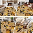 thumbnail image 5 of Area Rug for Living Room, Construction Truck Non-Slip Indoor Large Carpet for Bedroom/Dining Room, Cartoon Grips and Bulldozers Turmeric Washable Low-Profile Rectangle Floor Runner Rugs - 5 x 8 Ft, 5 of 8